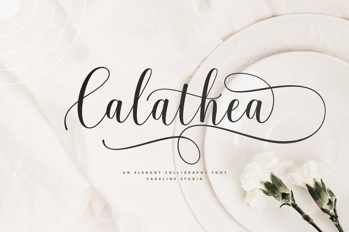 Calathea - Elegant Calligraphy Font