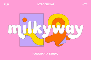 Milkyway - Bubbly Bold Typeface