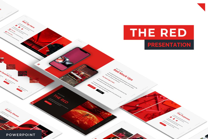 Our Red - Powerpoint Template