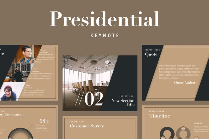 Presidential Keynote Template