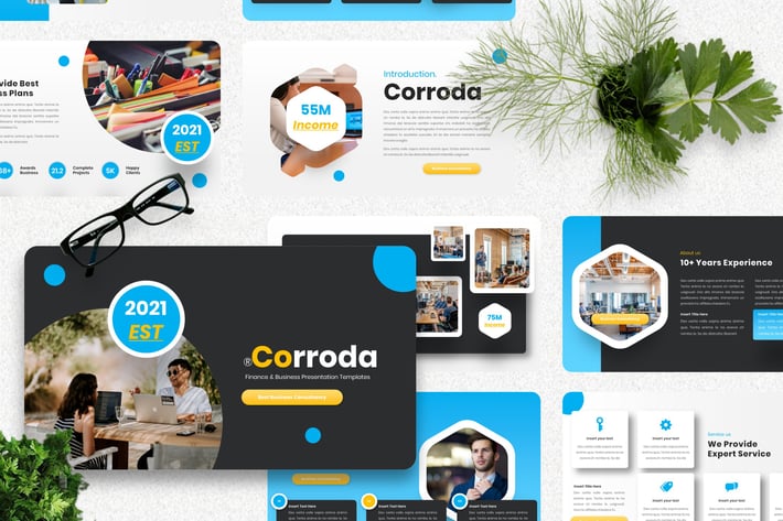 Corrado - Finance Powerpoint Template