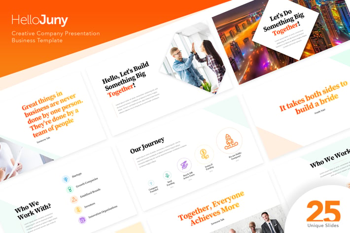 HelloJuny - Creative Company Keynote Template