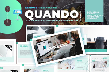 Quando - Clean and Minimal Keynote Template