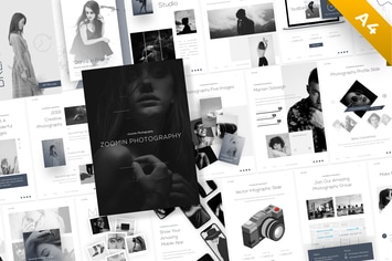 Zoomin Portrait Photography PowerPoint Template