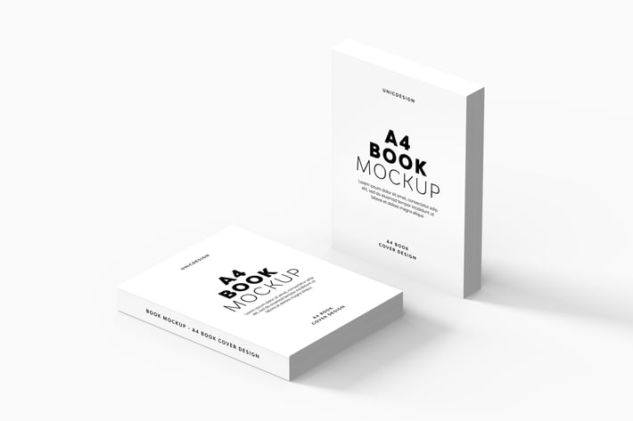 A4 Book Mockup