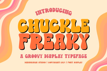 Chuckle Freaky Groovy Graffiti Y2K Font