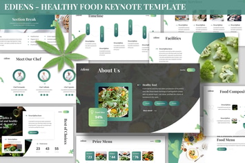 Ediens - Healthy Food Keynote Template