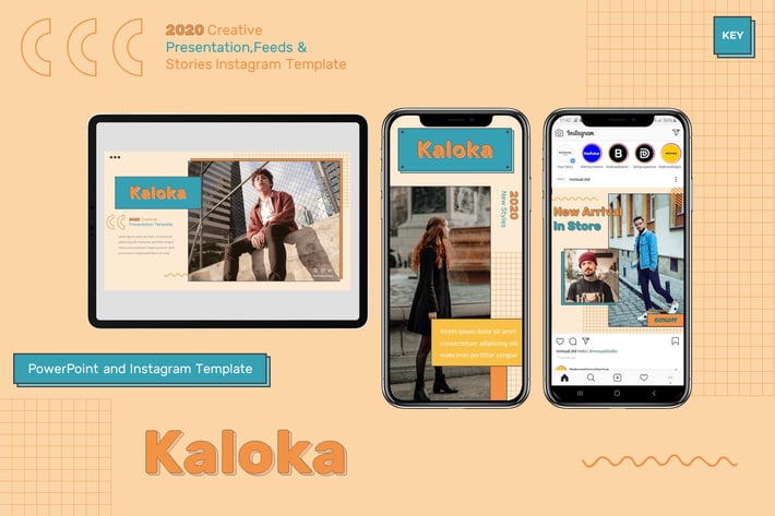 Kaloka - Keynote & Instagram Template