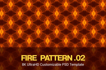 8K UltraHD Seamless Fire Pattern Background
