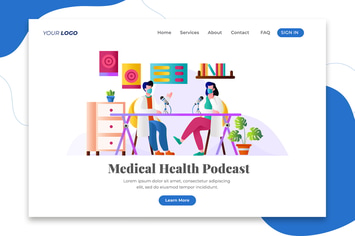 Medical Health Podcast - Landing Page