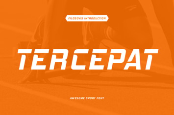 Tercepat | Awesome Sport Font