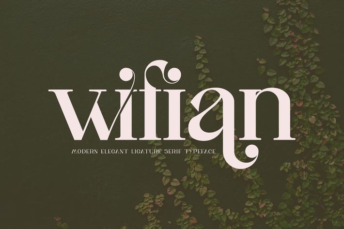 Wifian Ligature Serif Typeface