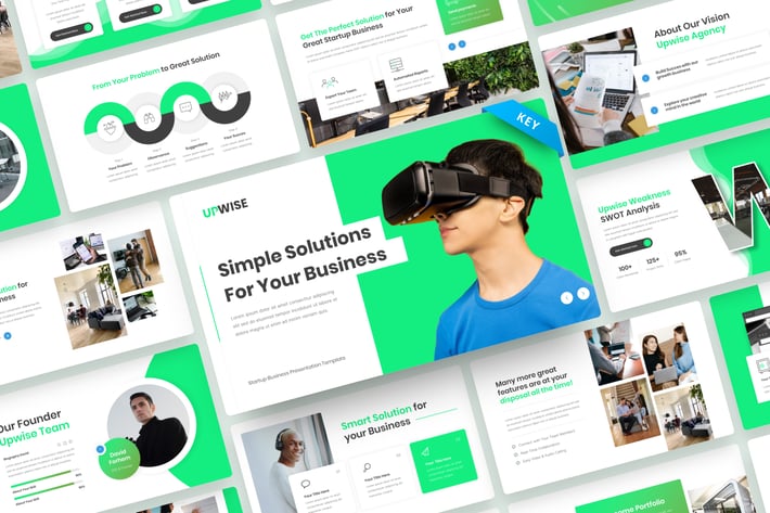 Upwise - Startup Business Keynote Template