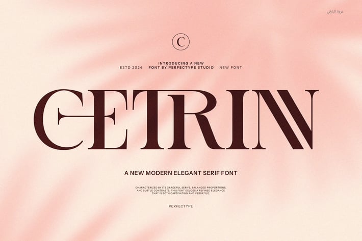 Cetrinn Elegant Ligature Serif Font