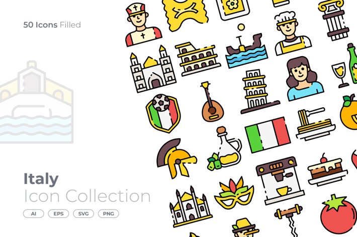 Italy Filled Icon