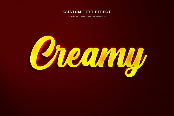 Futuristic 3D Text Effect Mockup