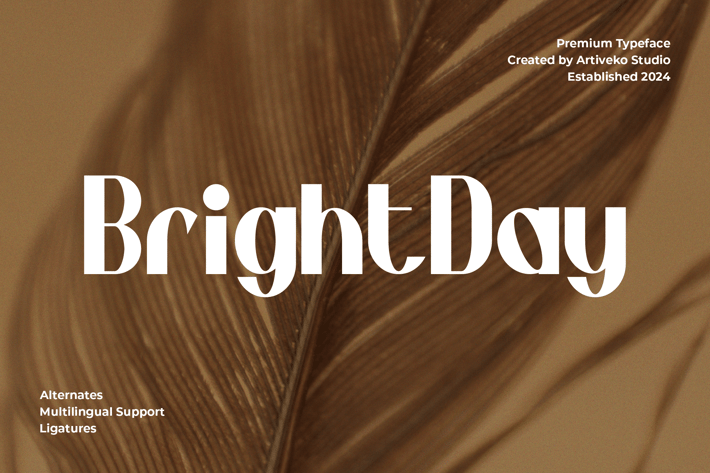 BrightDay Elegant Font