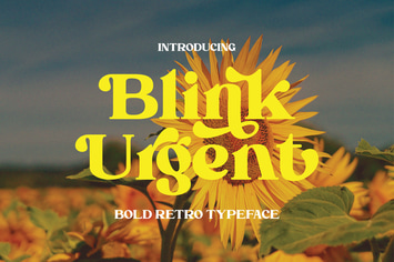 Blink Urgent - Retro Serif Font