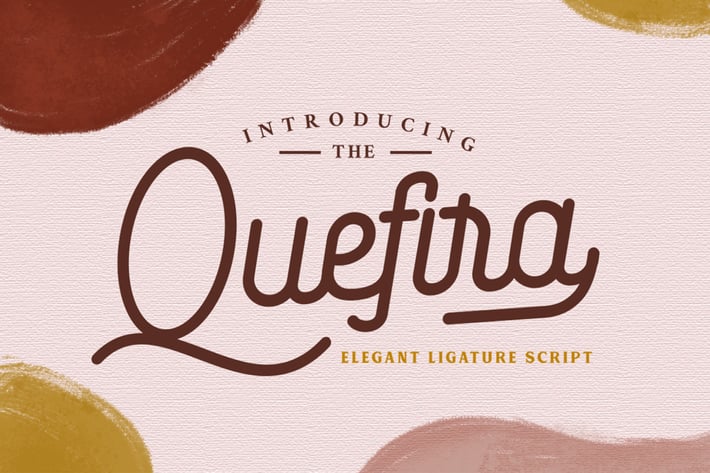 Quefira - Monoline Script Font