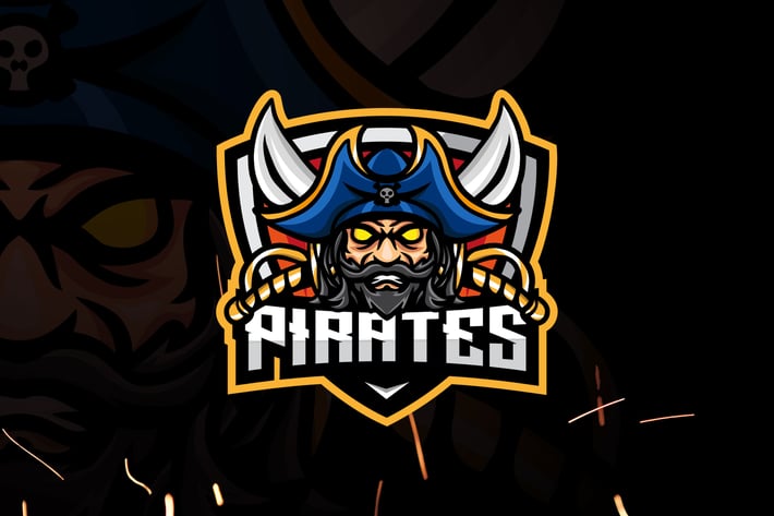 Pirates Esports - Mascot & Esport Logo