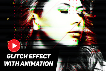 Modern Glitch with GIF Animation