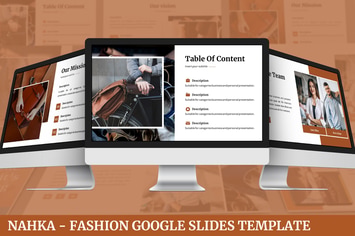 Nahka - Fashion Google Slides Template