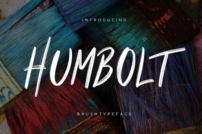 Humbolt Brush Business Font