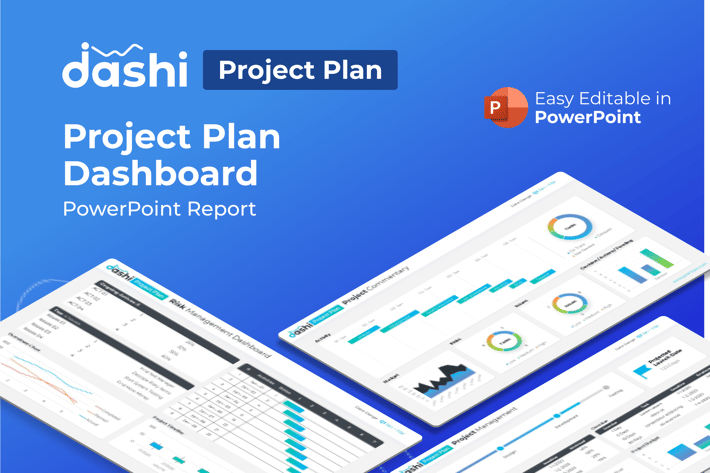 Dashi Project Plan Dashboard PowerPoint 