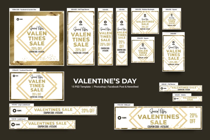 Valentine's Day Banners Ad