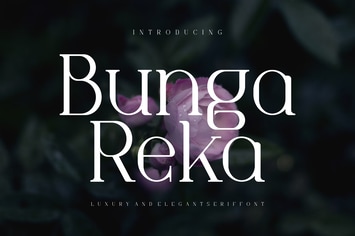 Bunga Reka - Luxury And Elegant Serif Font