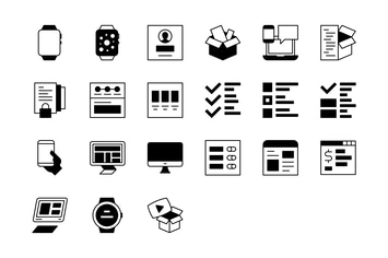 21 Web/Mobile Development icons