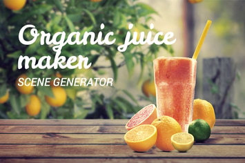 Organic Juice Maker Scene Generator