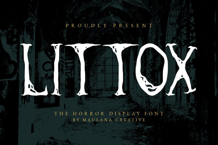Littox Horror Display Font