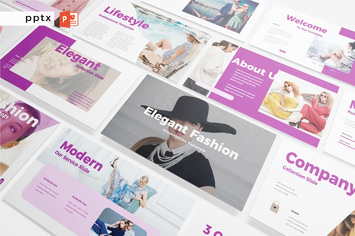 ELEGANT FASHION - Powerpoint V588