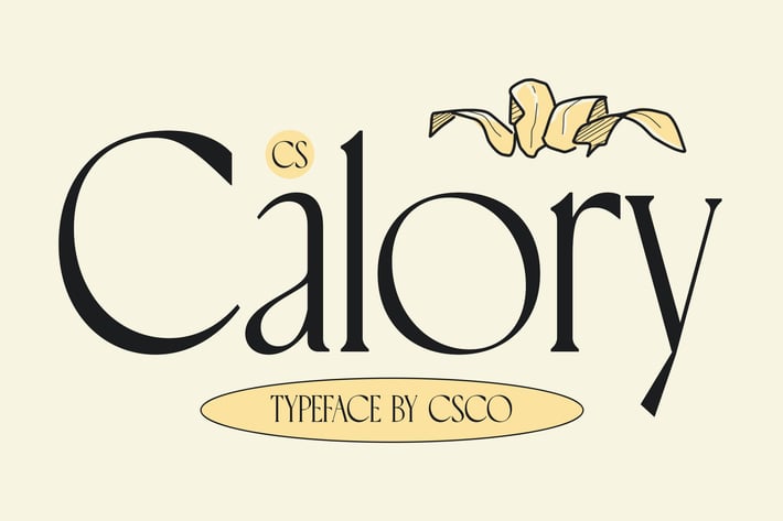 CS Calory – Elegant Font