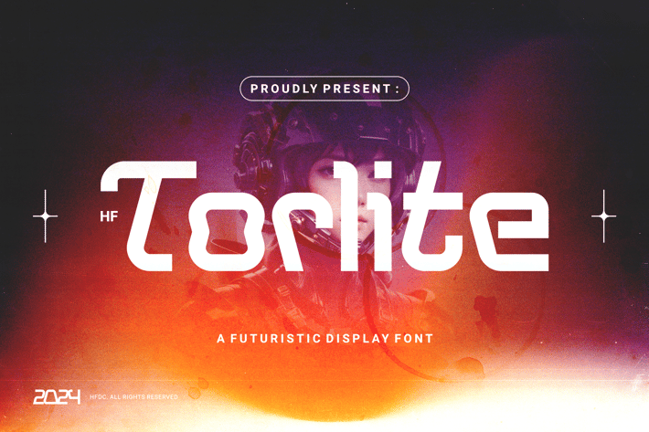 HF Torlite Futuristic Font