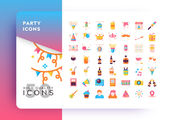 AWR PARTY FLAT ICON
