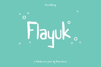 Flayuk - Display Font
