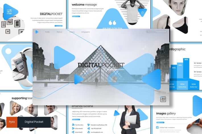 Digital Pocket - Powerpoint Template