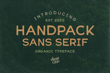 Handpack Sans - Organic Font