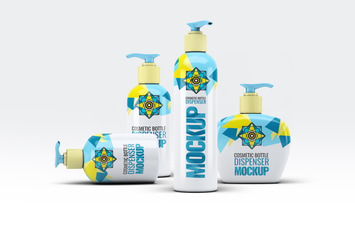 Dispenser Bottles Mock-Up Bundle