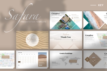 Safara - Keynote Template + 2020 Calendar