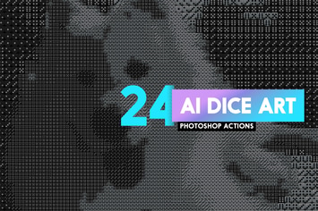 24 AI Dice Photoshop Actions