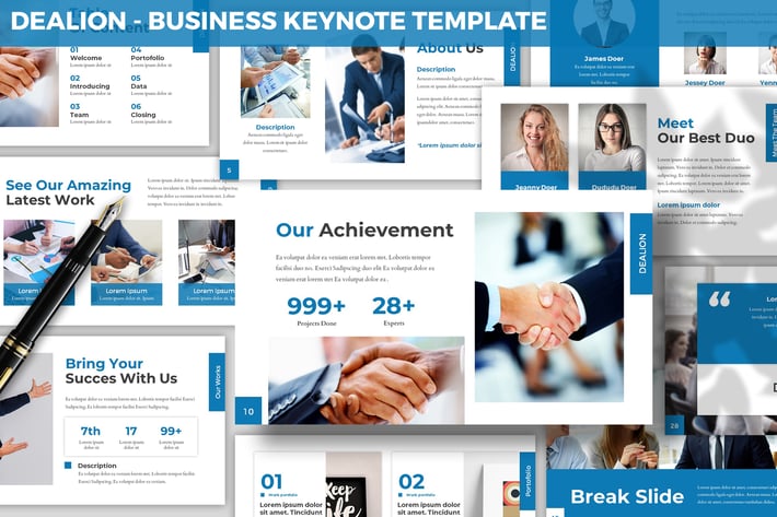 Dealion - Business Keynote Template