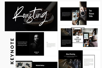 Roasting - Food & Drink Creative Keynote Template