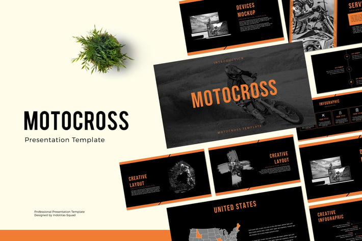 MOTOCROSS - Powerpoint Template
