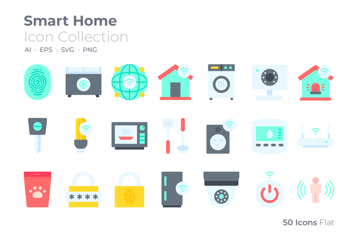 Smart Home Color Icon