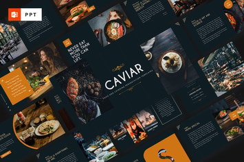 CAVIAR - Catering & Food Powerpoint Template