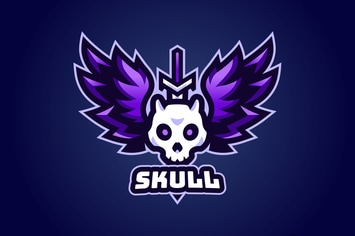 Skull Mascot Logo