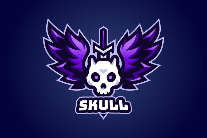 Skull Mascot Logo